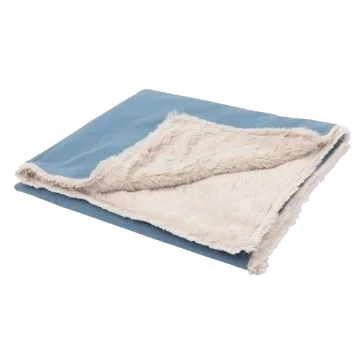 Coperta reversibile per cani FuzzYard Life French Blue