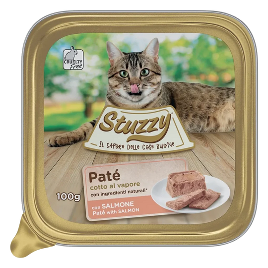 Cibo umido per gatti Mister Stuzzy Cat salmone, vaschetta 100 g