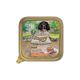 Cibo umido per cani Mister Stuzzy Dog tacchino con piselli e carote, vaschetta in alluminio
