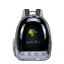 Mochila con cúpula transparente negra para loros y periquitos