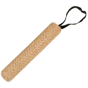 Salsicciotto in sisal con maniglia per cani