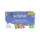 Cibo umido per gatti Schesir tonno con acciughe, 6 × 50 g, multipack