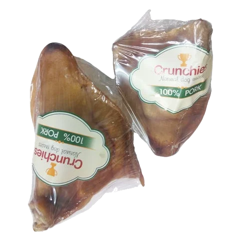 Snack naturale per cani orecchio di maiale piccolo, in blister