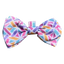Papillon per cani FuzzYard Bubblegum Burst con velcro
