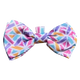 Papillon per cani FuzzYard Bubblegum Burst con velcro