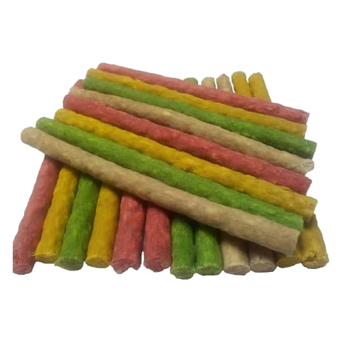 Snack per cani bastoncino Munchy in pelle, 20 cm x 25 mm