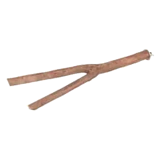 Posatoio in legno a V con vite per gabbia, 31 cm