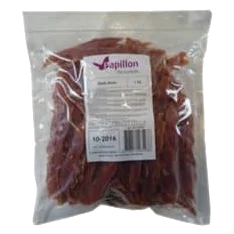 Petto d'anatra essiccato 1 kg, snack naturale per cani