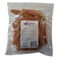 Petto di pollo essiccato 1 kg, snack naturale per cani
