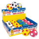 Palla per cani da calcio semirigida Classic Soccer Ball, 95 mm