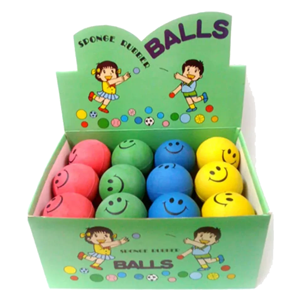 Palla per cani semirigida Smile, 6,5 cm