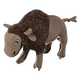 Peluche per cani bufalo con squittio, 23 cm