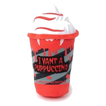 Peluche di Halloween per cani FuzzYard I Vant A Puppuccino