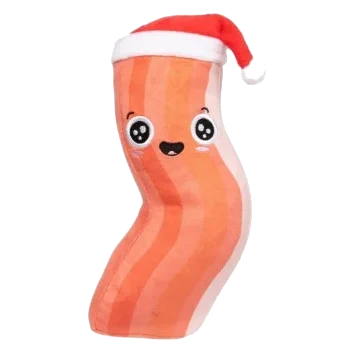 Peluche natalizio per cani FuzzYard Bacon-ing Xmas
