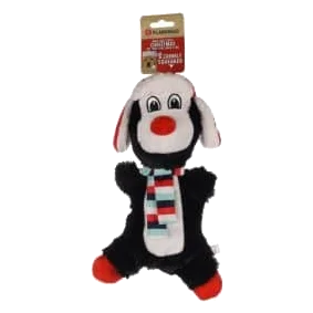 Peluche di Natale pinguino grande 31 cm per cani