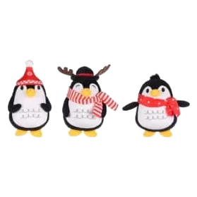 Peluche di Natale pinguino piccolo 20 cm per cani