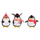 Peluche di Natale pinguino piccolo 20 cm per cani