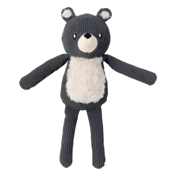 Peluche per cani in velluto a coste FuzzYard Life orsetto Slate Grey