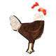 Peluche gallo Flamingo 54 cm per cani