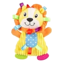 Peluche leone Pippo con fischietto Flamingo per cani