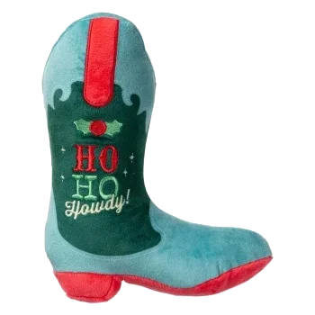 Peluche natalizio per cani FuzzYard Ho Ho Howdy Boot