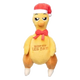 Peluche natalizio per cani FuzzYard Never Skip Leg Day Chook a forma di pollo arrosto