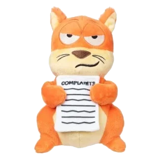 Peluche scoiattolo con suono per cani FuzzYard Karen