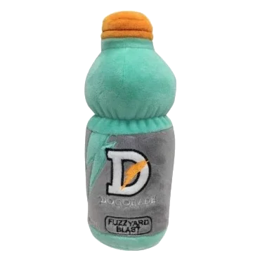 Peluche per cani FuzzYard bevanda sportiva Dogorade con squeaker
