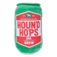 Peluche per cani FuzzYard lattina di birra Hound Hops con squeaker