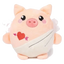 Peluche per cani FuzzYard Love Cu-pig, maialino Cupido