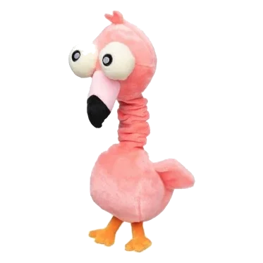 Peluche per cani FuzzYard Neck Minnits Neckole fenicottero con collo elastico