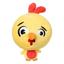Peluche per cani FuzzYard Noggins Hen Diesel con squeaker