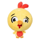 Peluche per cani FuzzYard Noggins Hen Diesel con squeaker
