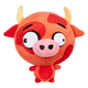 Peluche per cani FuzzYard Noggins Moo Hammad Ali con squeaker