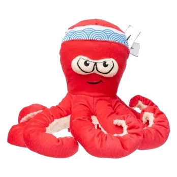 Peluche per cani FuzzYard Octo-Pose Takoyaki polpo con squeaker