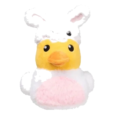 Peluche per cani FuzzYard papera coniglietto con squeaker