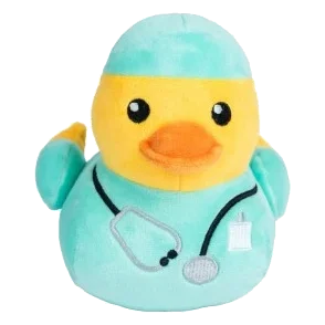 Peluche per cani FuzzYard Ducktor papera con squeaker