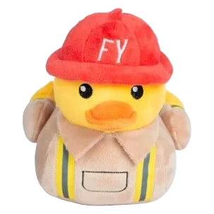 Peluche per cani FuzzYard papera Firequacker con squeaker