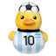 Peluche sonoro per cani FuzzYard Papera calciatrice Argentina n. 10