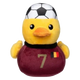 Peluche sonoro per cani FuzzYard Papera calciatrice Belgio n. 7