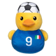 Peluche sonoro per cani FuzzYard Papera calciatrice Italia n. 9