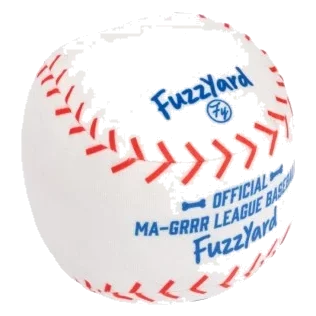 Peluche sonoro per cani FuzzYard Palla da baseball