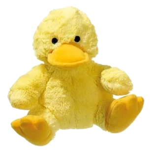 Peluche per cani papera, 19 cm