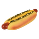 Gioco per cani hot dog gigante in vinile, 25 cm