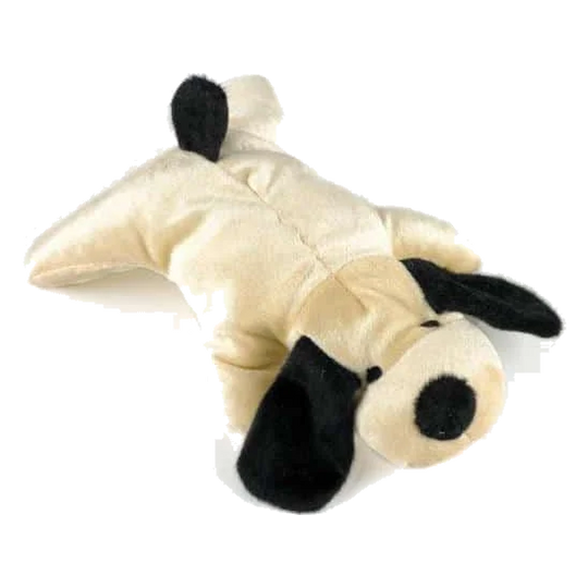 Peluche cagnolino orecchiuto con fischietto 18 cm per cani