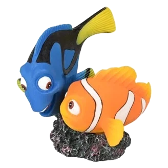 Pesce pagliaccio e pesce chirurgo decorazione acquario