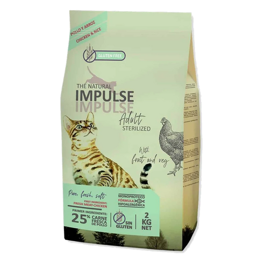 Crocchette per gatti sterilizzati Impulse, 8 kg