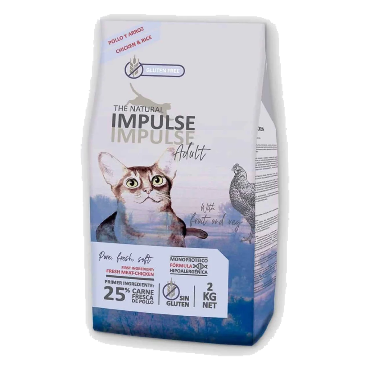 Crocchette per gatti mantenimento Impulse, 8 kg