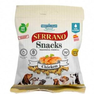 Snack Serrano Snacks gusto pollo, 100 g