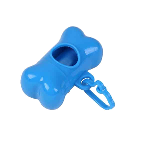 Porta sacchetti blu per cani